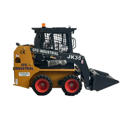 1.4 Ton Wheel Skid Steer Loader with 36" Bucket & Auxiliary Hydraulics | CFG-JK35